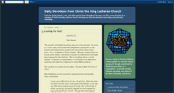 Desktop Screenshot of ctklutheran.blogspot.com