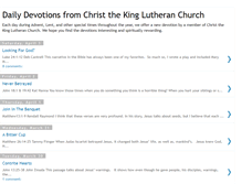 Tablet Screenshot of ctklutheran.blogspot.com