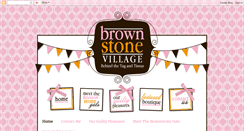 Desktop Screenshot of brownstonevillage.blogspot.com