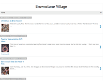 Tablet Screenshot of brownstonevillage.blogspot.com