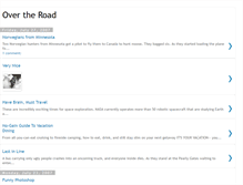 Tablet Screenshot of over-the-road.blogspot.com