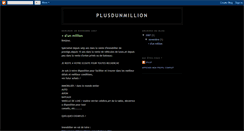 Desktop Screenshot of plusdunmillion.blogspot.com