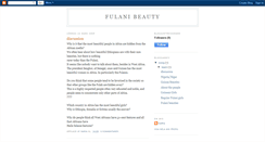 Desktop Screenshot of fulanibeauty.blogspot.com