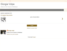 Tablet Screenshot of giorgiavolpe.blogspot.com