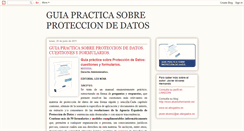 Desktop Screenshot of guiapracticasobreprotecciondedatos.blogspot.com