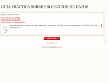 Tablet Screenshot of guiapracticasobreprotecciondedatos.blogspot.com