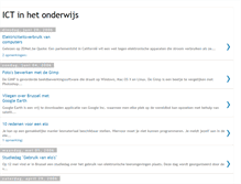 Tablet Screenshot of ictinhetonderwijs.blogspot.com