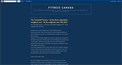 Desktop Screenshot of canadafitness.blogspot.com