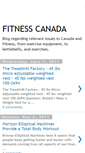 Mobile Screenshot of canadafitness.blogspot.com