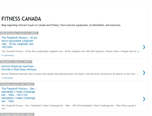 Tablet Screenshot of canadafitness.blogspot.com