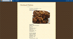 Desktop Screenshot of chettinadchicken.blogspot.com