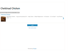 Tablet Screenshot of chettinadchicken.blogspot.com