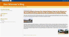 Desktop Screenshot of donwimmersblog.blogspot.com