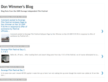 Tablet Screenshot of donwimmersblog.blogspot.com
