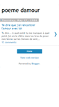Mobile Screenshot of poeme-amour.blogspot.com