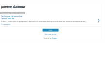 Tablet Screenshot of poeme-amour.blogspot.com