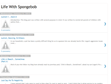 Tablet Screenshot of lifewithspongebob.blogspot.com