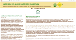 Desktop Screenshot of aloeveraspanje.blogspot.com