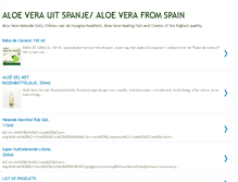 Tablet Screenshot of aloeveraspanje.blogspot.com