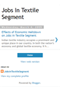 Mobile Screenshot of jobsintextilesegment.blogspot.com