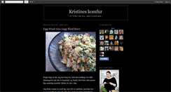 Desktop Screenshot of kristineskomfur.blogspot.com