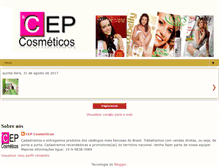 Tablet Screenshot of cepcosmeticos.blogspot.com