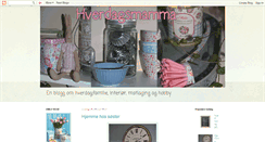 Desktop Screenshot of anitas-hverdagsliv.blogspot.com