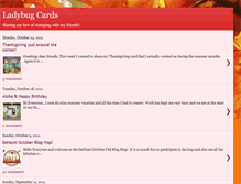 Tablet Screenshot of ladybugcards.blogspot.com