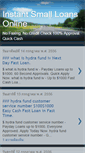Mobile Screenshot of instantsmallloansonline.blogspot.com