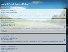 Tablet Screenshot of instantsmallloansonline.blogspot.com