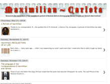 Tablet Screenshot of maximilian-carlota.blogspot.com