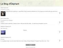 Tablet Screenshot of leblogdelephant.blogspot.com