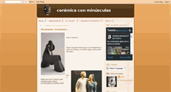 Desktop Screenshot of ceramica-minuscula.blogspot.com