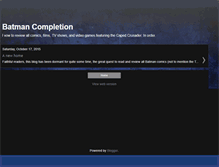 Tablet Screenshot of batmancompletion.blogspot.com