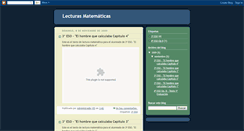 Desktop Screenshot of lecturasmatematicasiz.blogspot.com