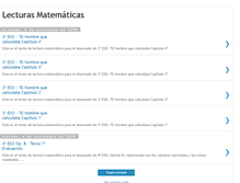 Tablet Screenshot of lecturasmatematicasiz.blogspot.com