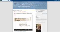 Desktop Screenshot of learningenglishteaching.blogspot.com