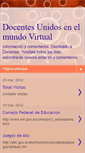 Mobile Screenshot of docentesunidosenelmundovirtual.blogspot.com