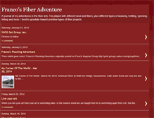 Tablet Screenshot of francosfiberadventure.blogspot.com