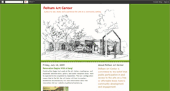 Desktop Screenshot of pelhamartcenter.blogspot.com