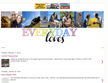 Tablet Screenshot of everydayloves11.blogspot.com