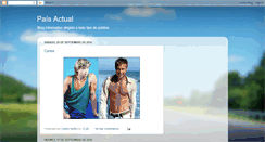 Desktop Screenshot of paisactual.blogspot.com