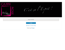 Tablet Screenshot of le-carre-rose.blogspot.com