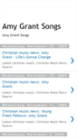 Mobile Screenshot of amy-grant-songs.blogspot.com