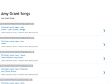 Tablet Screenshot of amy-grant-songs.blogspot.com