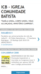 Mobile Screenshot of igrejacomunidadebatista.blogspot.com