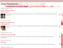 Tablet Screenshot of albusadventures.blogspot.com