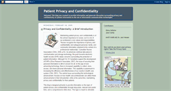 Desktop Screenshot of patientprivacyandconfidentiality.blogspot.com