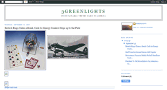 Desktop Screenshot of 3greenlights.blogspot.com