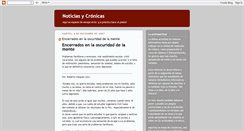 Desktop Screenshot of noticiasycronicas.blogspot.com